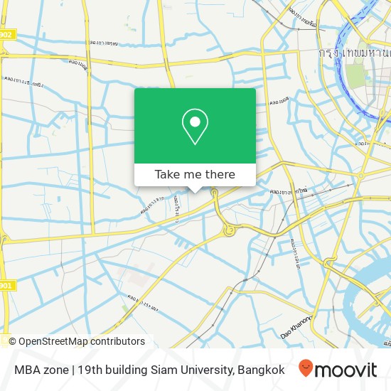 MBA zone | 19th building Siam University map
