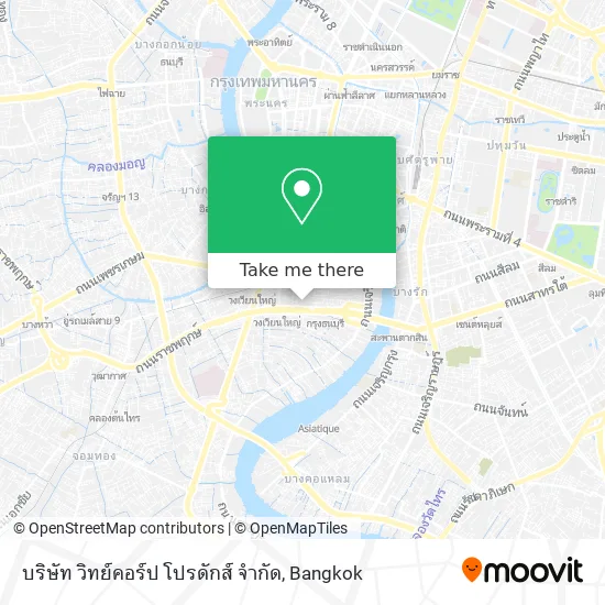 บริษัท วิทย์คอร์ป โปรดักส์ จำกัด map