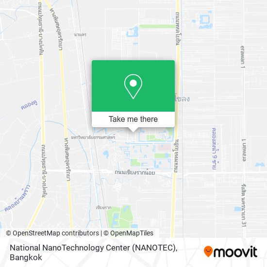 National NanoTechnology Center (NANOTEC) map