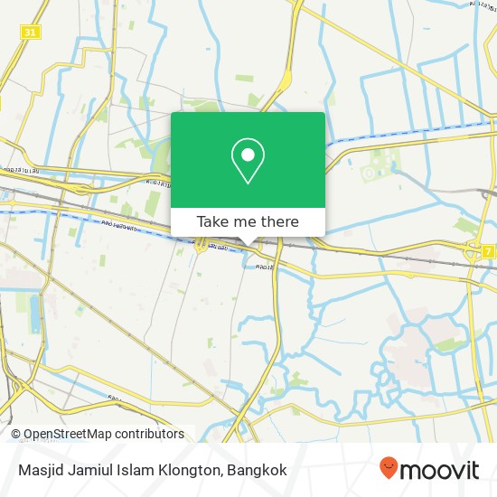 Masjid Jamiul Islam Klongton map