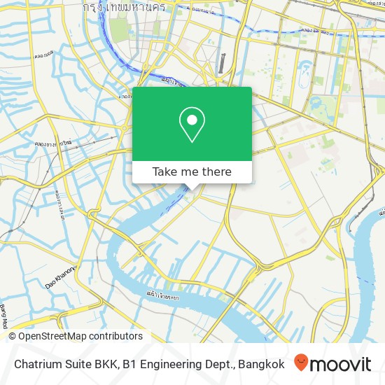 Chatrium Suite BKK, B1 Engineering Dept. map