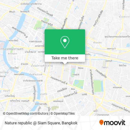 Nature republic @ Siam Square map