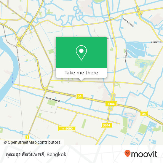 อุดมสุขสัตว์แพทย์ map