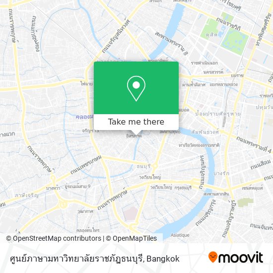 ศูนย์ภาษามหาวิทยาลัยราชภัฏธนบุรี map