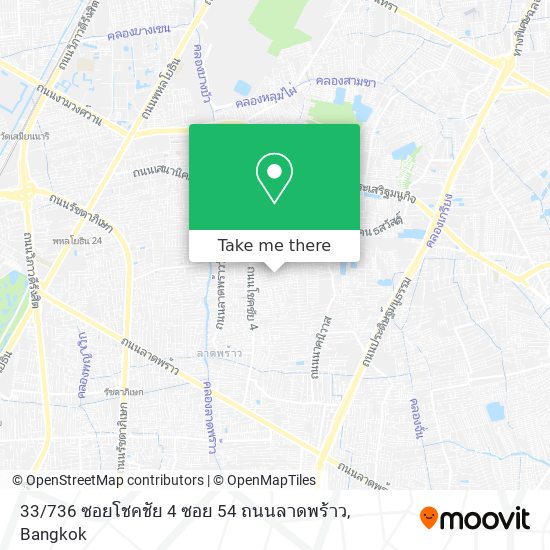 33 / 736 ซอยโชคชัย 4 ซอย 54 ถนนลาดพร้าว map