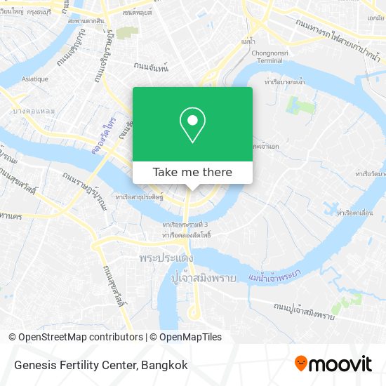 Genesis Fertility Center map