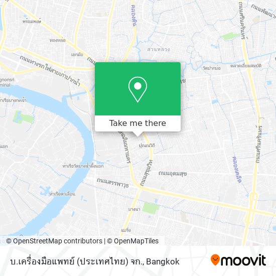 บ.เครื่องมือแพทย์ (ประเทศไทย) จก. map