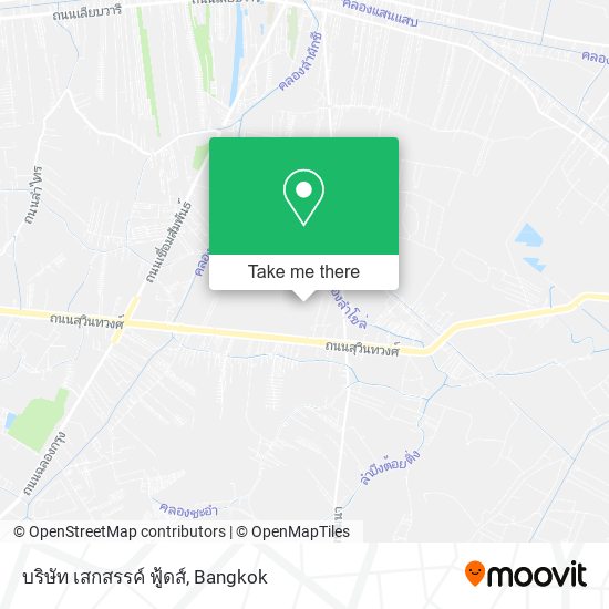 บริษัท เสกสรรค์ ฟู้ดส์ map