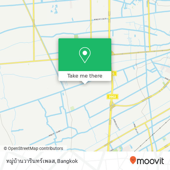 หมู่บ้านวารินทร์เพลส map