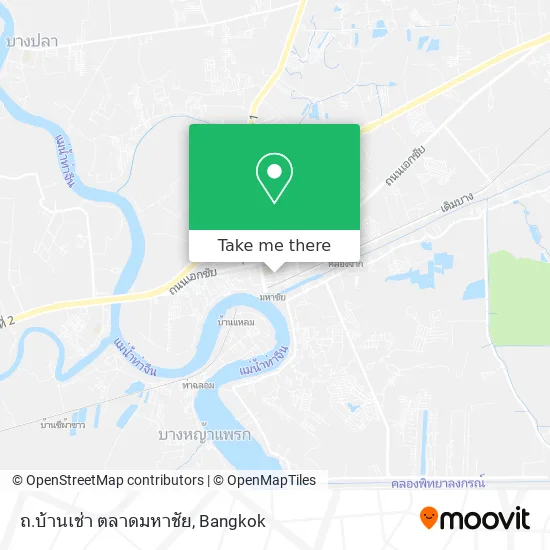 ถ.บ้านเช่า ตลาดมหาชัย map