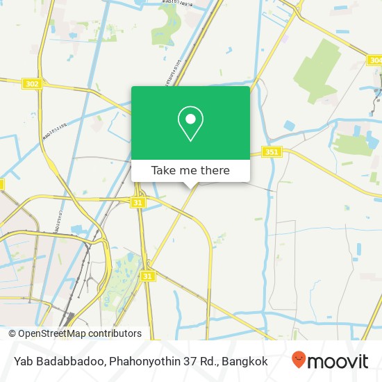 Yab Badabbadoo, Phahonyothin 37 Rd. map