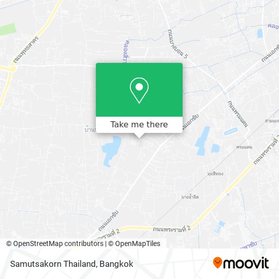 Samutsakorn Thailand map