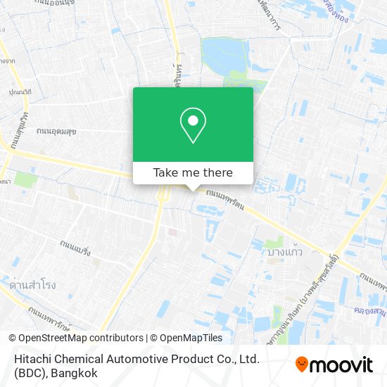 Hitachi Chemical Automotive Product Co., Ltd. (BDC) map