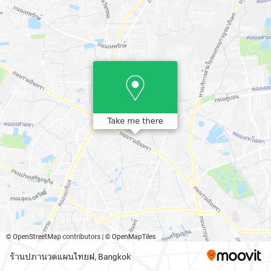 ร้านปภานวดแผนไทยฝ map