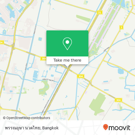 พรรณอุษา นวดไทย map