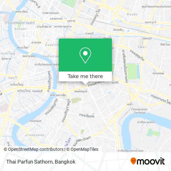 Thai Parfun Sathorn map