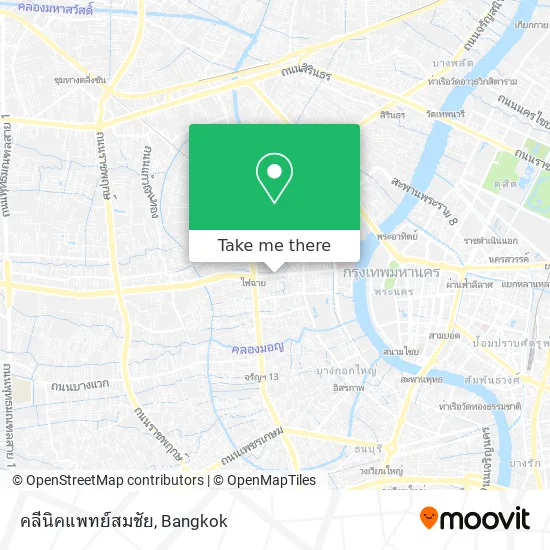 คลีนิคแพทย์สมชัย map