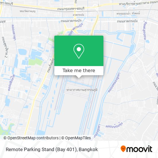 Remote Parking Stand (Bay 401) map