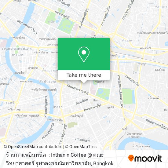 ร้านกาแฟอินทนิล :: Inthanin Coffee @ คณะวิทยาศาสตร์ จุฬาลงกรณ์มหาวิทยาลัย map