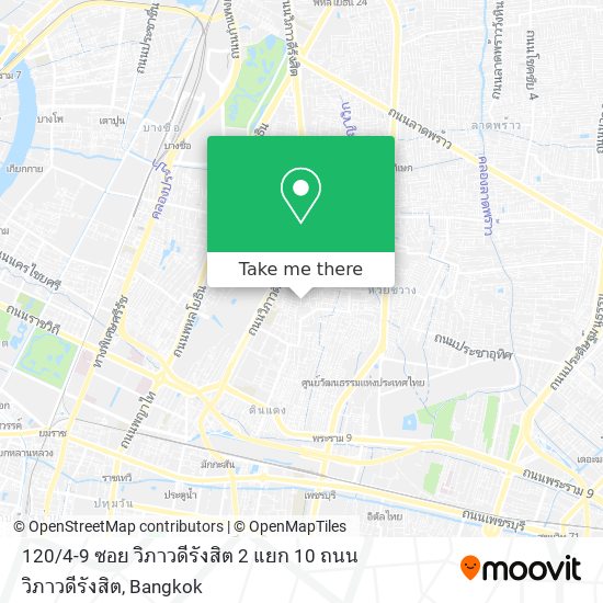 120 / 4-9 ซอย วิภาวดีรังสิต 2 แยก 10 ถนน วิภาวดีรังสิต map