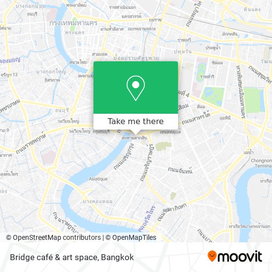 Bridge café & art space map
