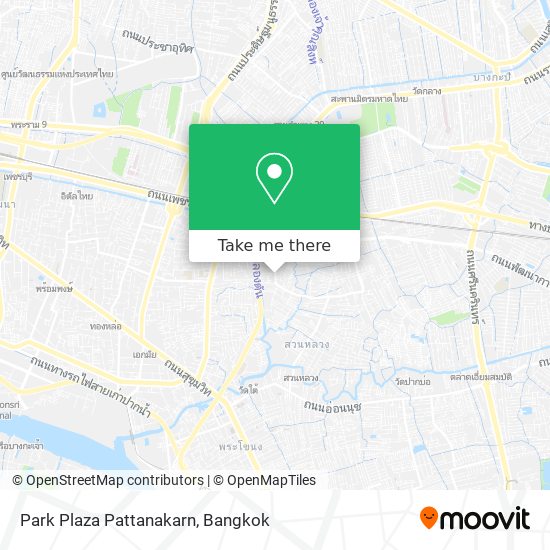 Park Plaza Pattanakarn map