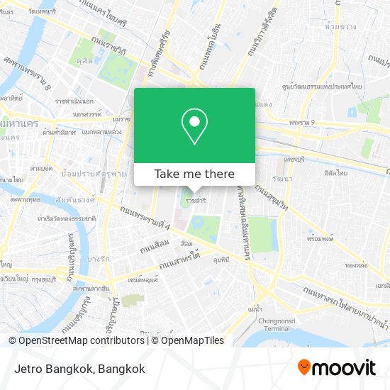 Jetro Bangkok map