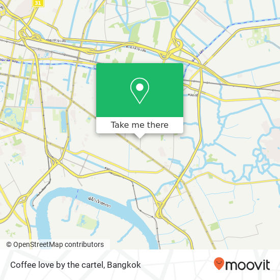 Coffee love by the cartel map