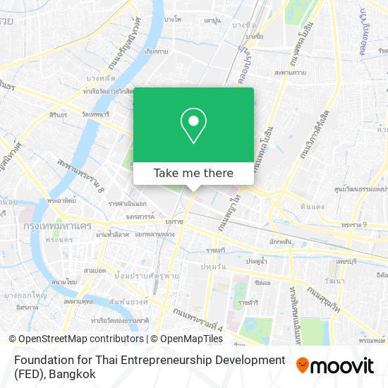 Foundation for Thai Entrepreneurship Development (FED) map