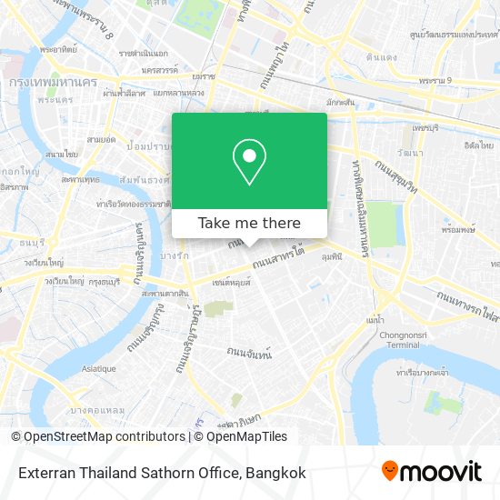 Exterran Thailand Sathorn Office map