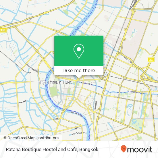 Ratana Boutique Hostel and Cafe map