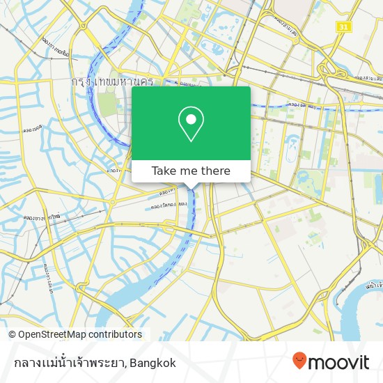 กลางเเม่น้ําเจ้าพระยา map