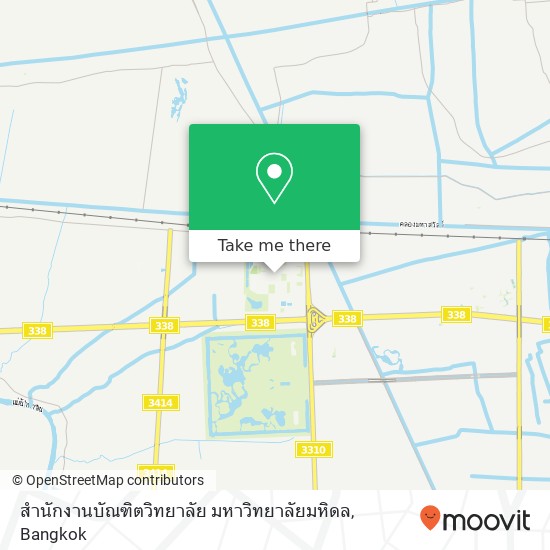 สำนักงานบัณฑิตวิทยาลัย มหาวิทยาลัยมหิดล map