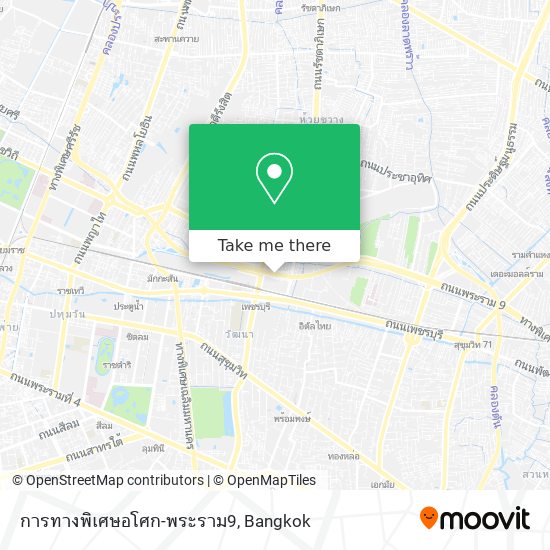 การทางพิเศษอโศก-พระราม9 map