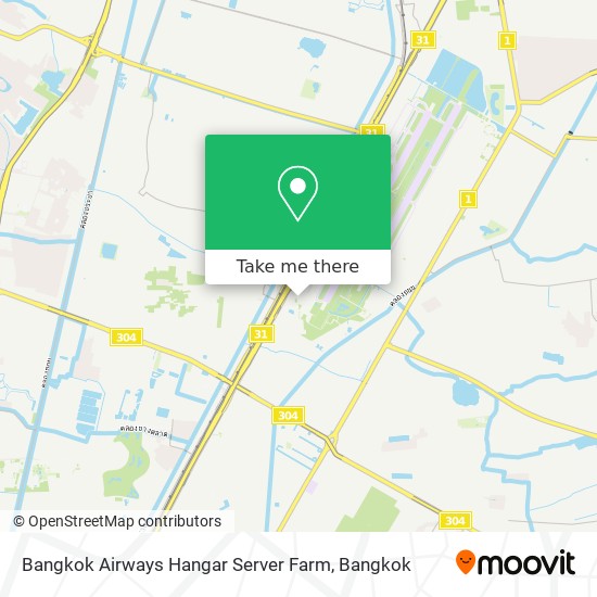 Bangkok Airways Hangar Server Farm map