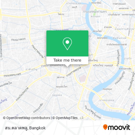 สน.ตลาดพลู map