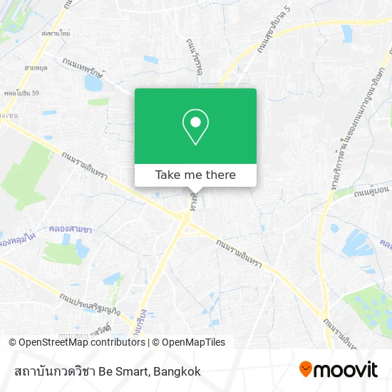 สถาบันกวดวิชา Be Smart map
