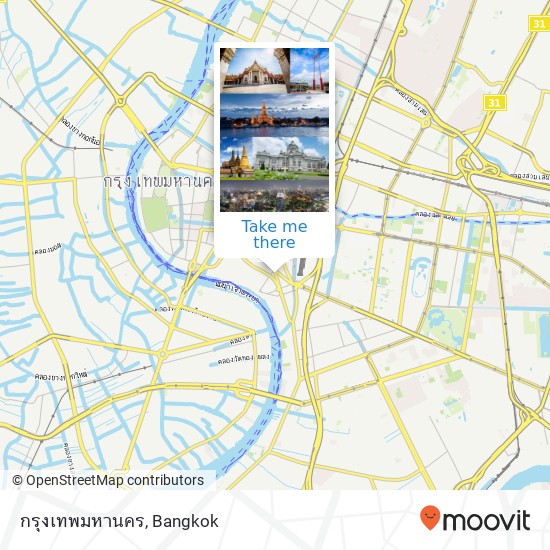 กรุงเทพมหานคร map