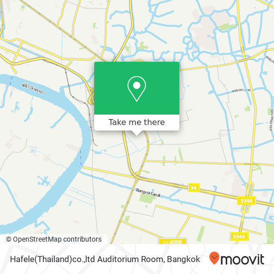 Hafele(Thailand)co.,ltd Auditorium Room map