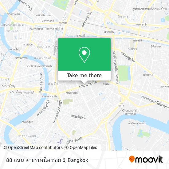 88 ถนน สาธรเหนือ ซอย 6 map