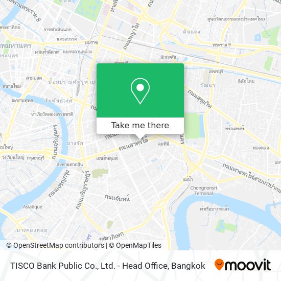 TISCO Bank Public Co., Ltd. - Head Office map