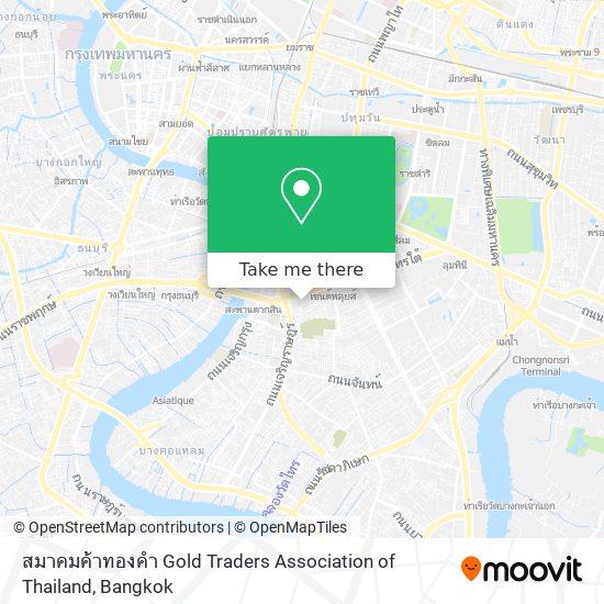 สมาคมค้าทองคำ Gold Traders Association of Thailand map
