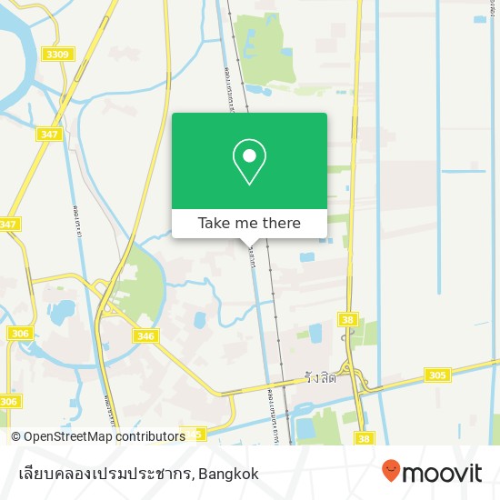 เลียบคลองเปรมประชากร map