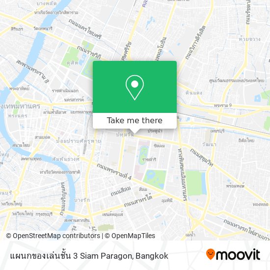 แผนกของเล่นชั้น 3 Siam Paragon map