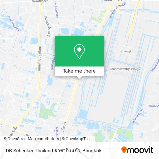 DB Schenker Thailand สาขากิ่งแก้ว map