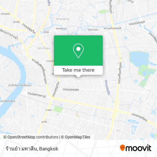 ร้านยำ มหาสิน map