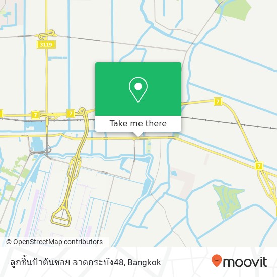 ลูกชิ้นป้าต้นซอย ลาดกระบัง48 map