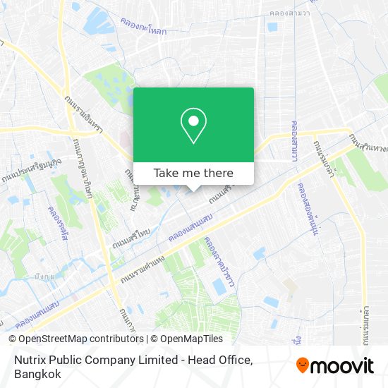 Nutrix Public Company Limited - Head Office map