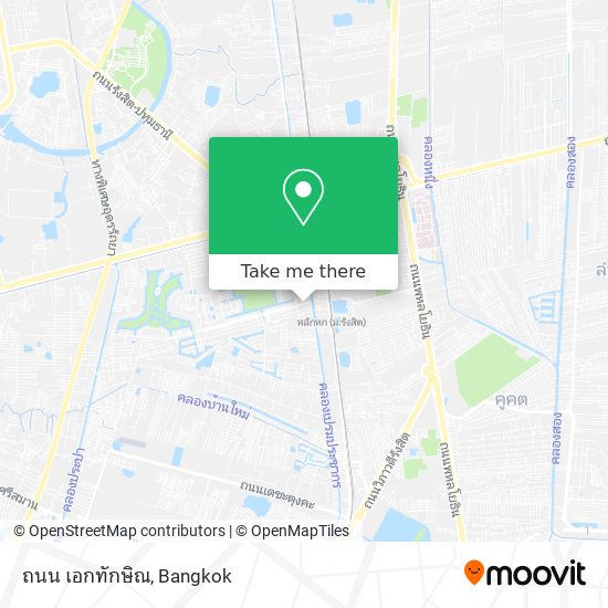 ถนน เอกทักษิณ map