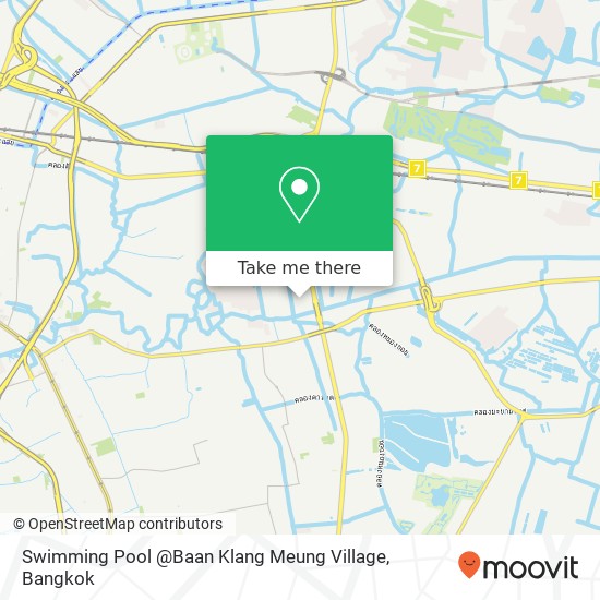 Swimming Pool @Baan Klang Meung Village map